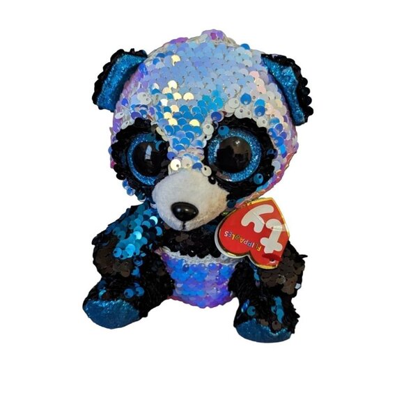 TY Beanie Boo Flippables BAMBOO Panda 6" Color Changing Sequin plush toy - Picture 1 of 6